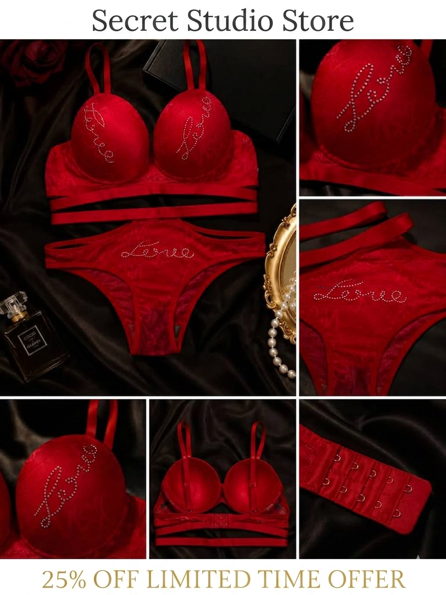 THE LUXURY RED "LOVE" SET