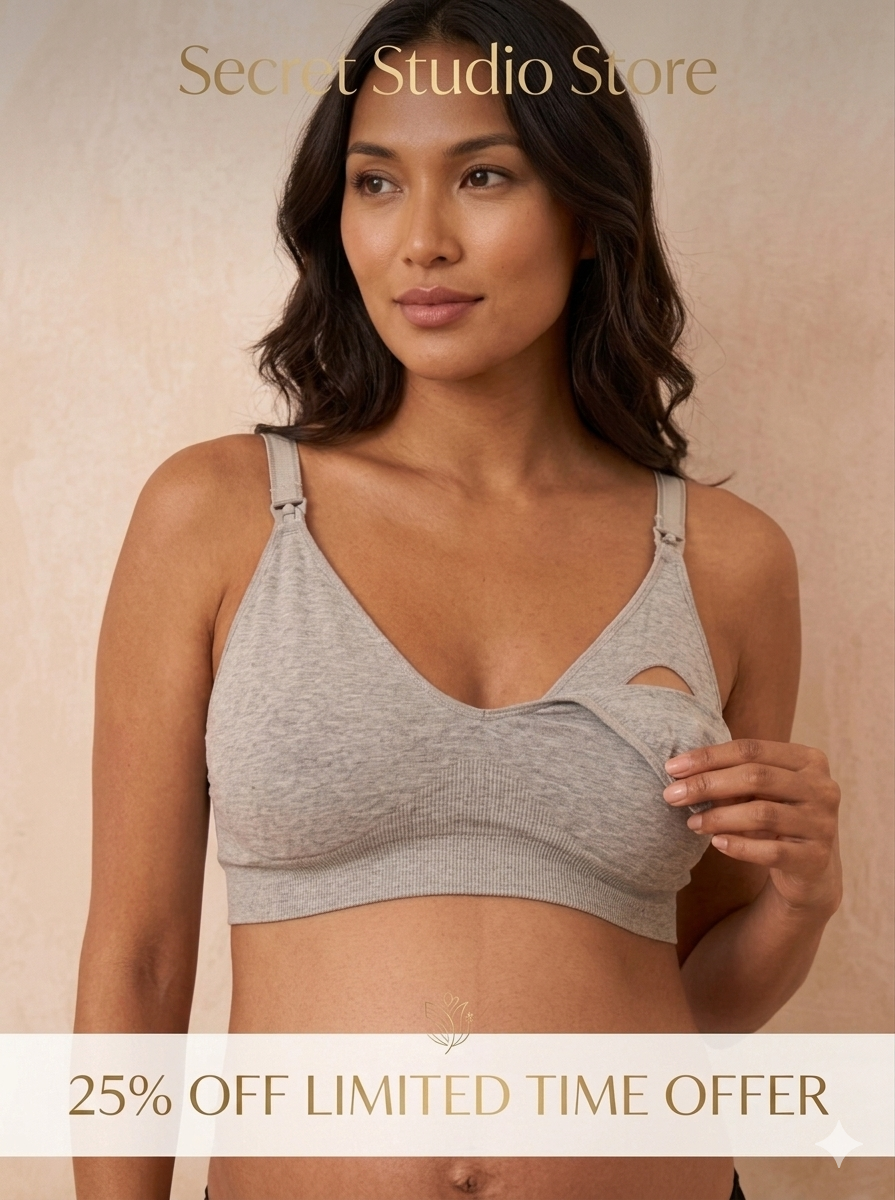Soft Seamless Maternity & Nursing Bra
